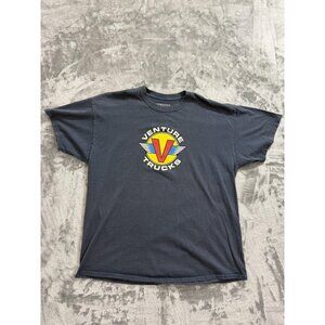 Venture Trucks Shirt Mens XL Black Skateboarding Logo Tee Skate Graphic 2000s